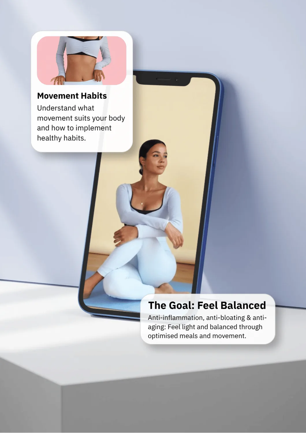 Movement habits and feel-balanced goal preview