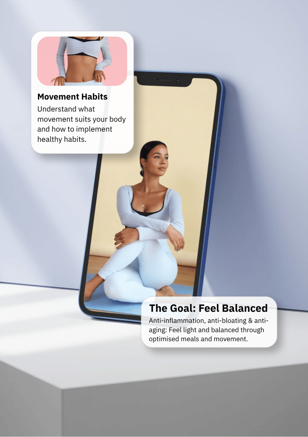 Movement habits and feel-balanced goal preview